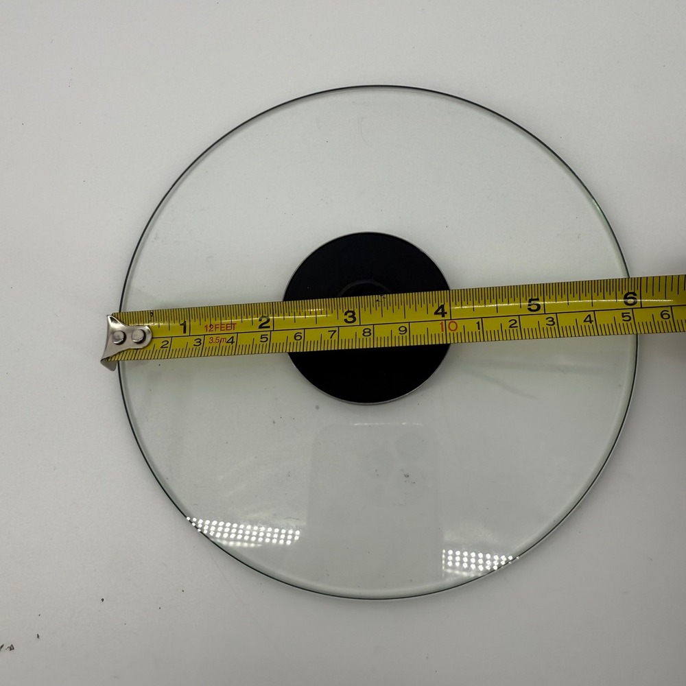Pampered Chef Replacement Top for Digital Kitchen Scale 2354 6" Glass Circle - Picture 3 of 3